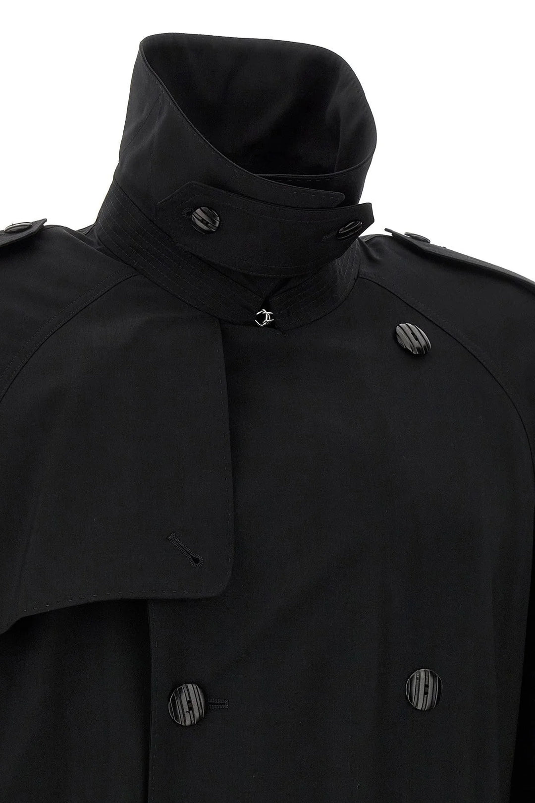 Fendi Men Wool Trench Coat