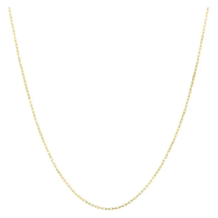 14k Yellow Gold French Cable Chain (1.30 mm)