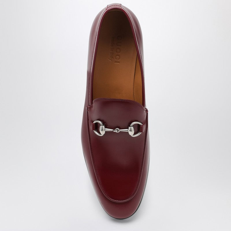 Gucci Rosso Ancora Leather Moccasin With Horsebit Men