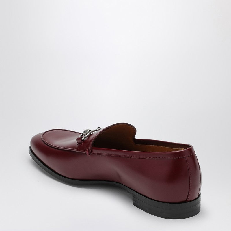 Gucci Rosso Ancora Leather Moccasin With Horsebit Men