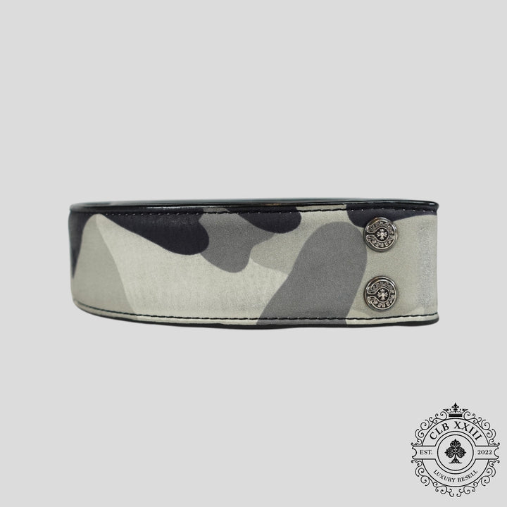 Chrome Hearts Snow Camo Belt Strap