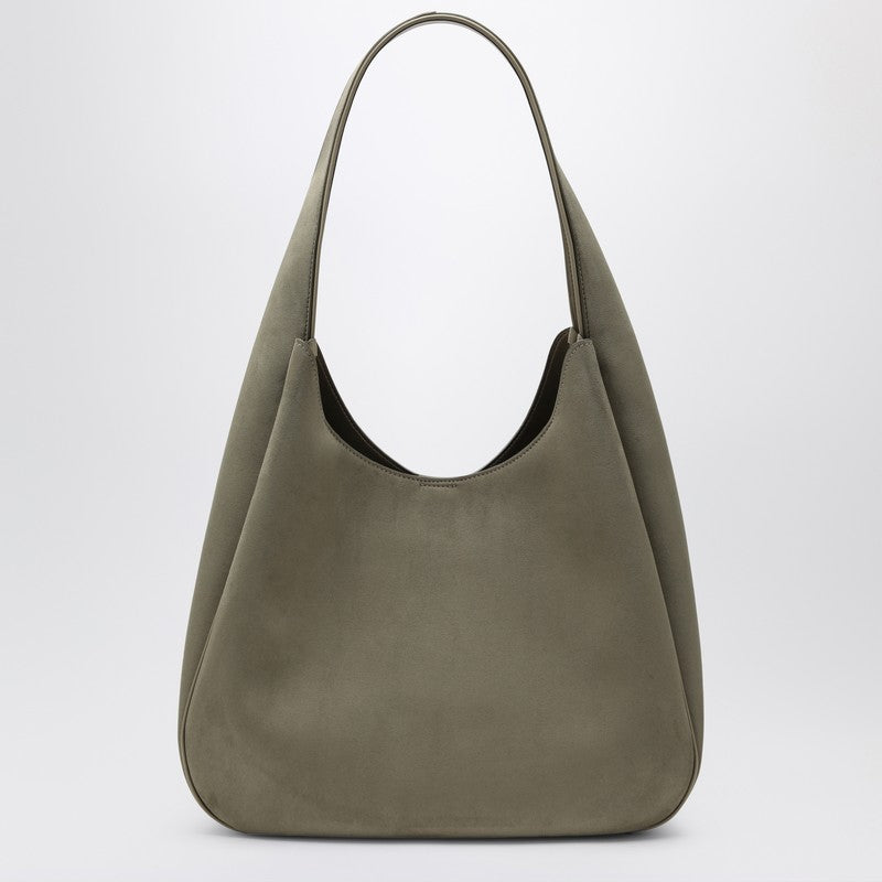 Stella Mccartney Large Khaki Hobo Bag With Logo Women