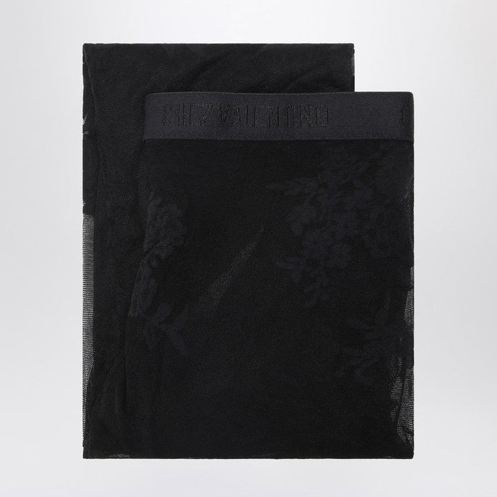 Valentino Garavani Black Lace Tights Women
