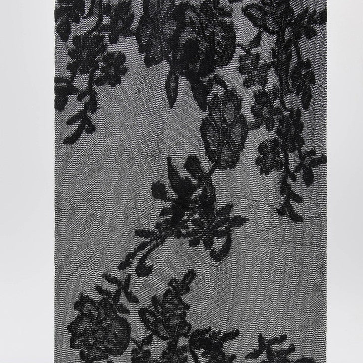 Valentino Garavani Black Lace Tights Women