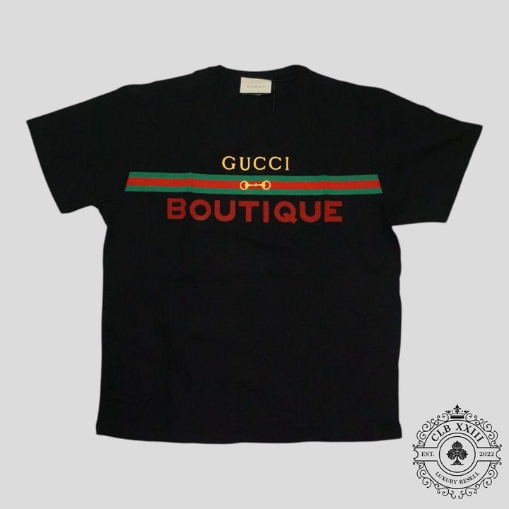 Gucci Boutique Tee in Black