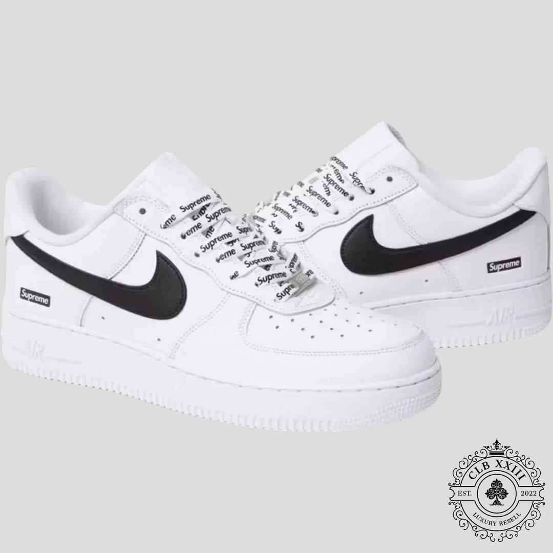 Nike Air Force 1 Low Supreme White Black