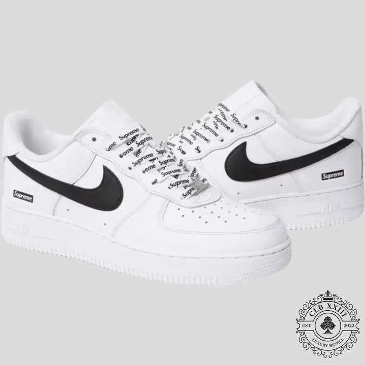 Nike Air Force 1 Low Supreme White Black