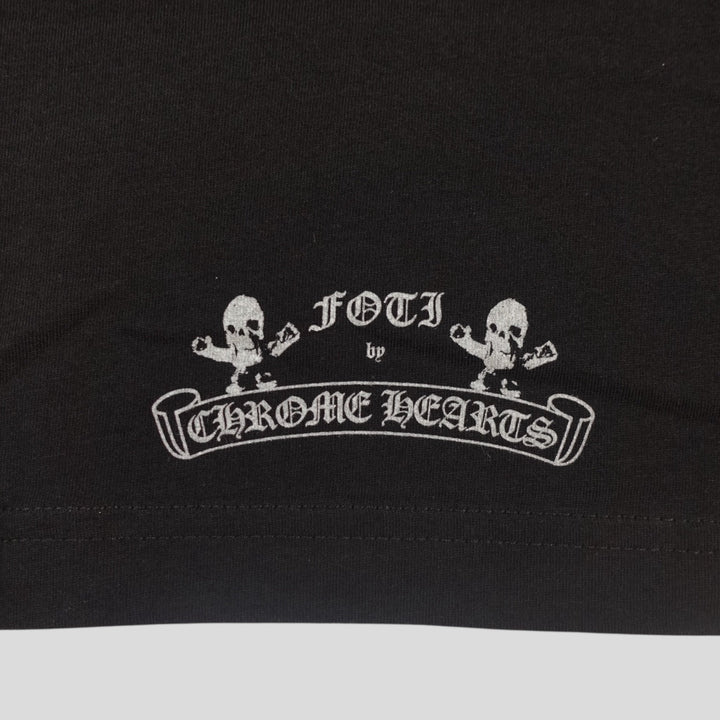 Chrome Hearts Foti Harris X Aerosmith Pocket Tee in Black