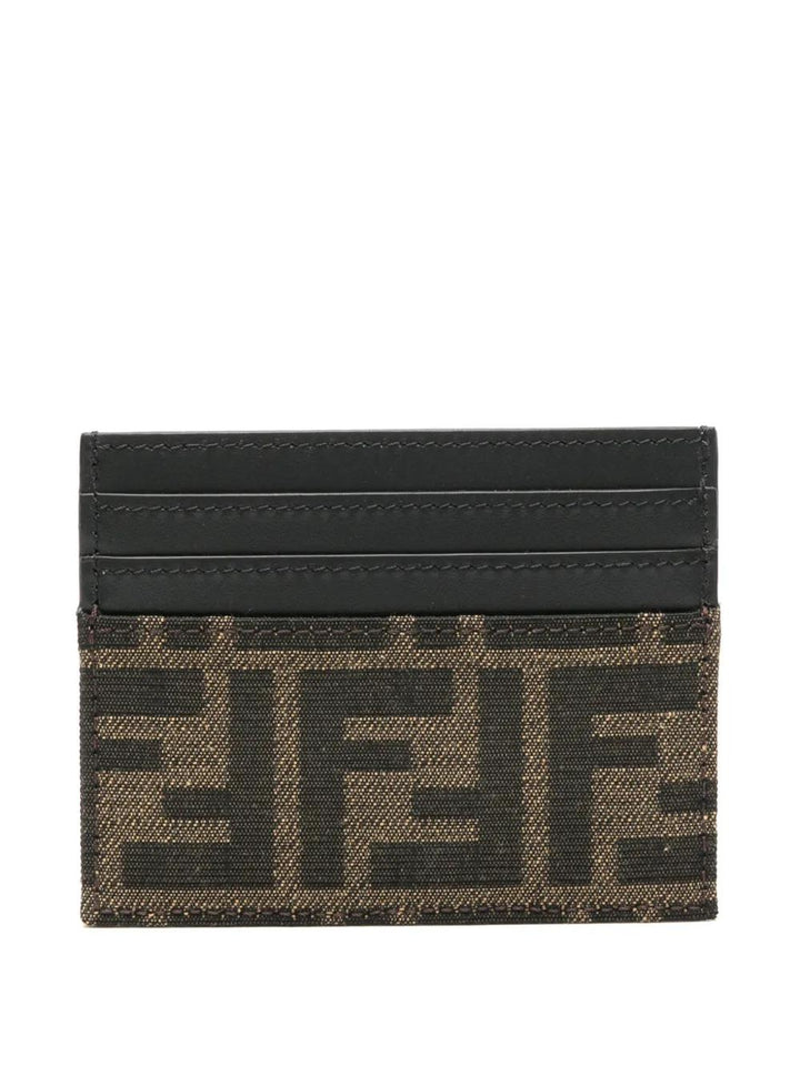 FENDI Mini Jacquard Card Holder - FW25