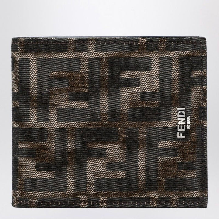 FENDI Jacquard Leather Bifold Wallet - Men&