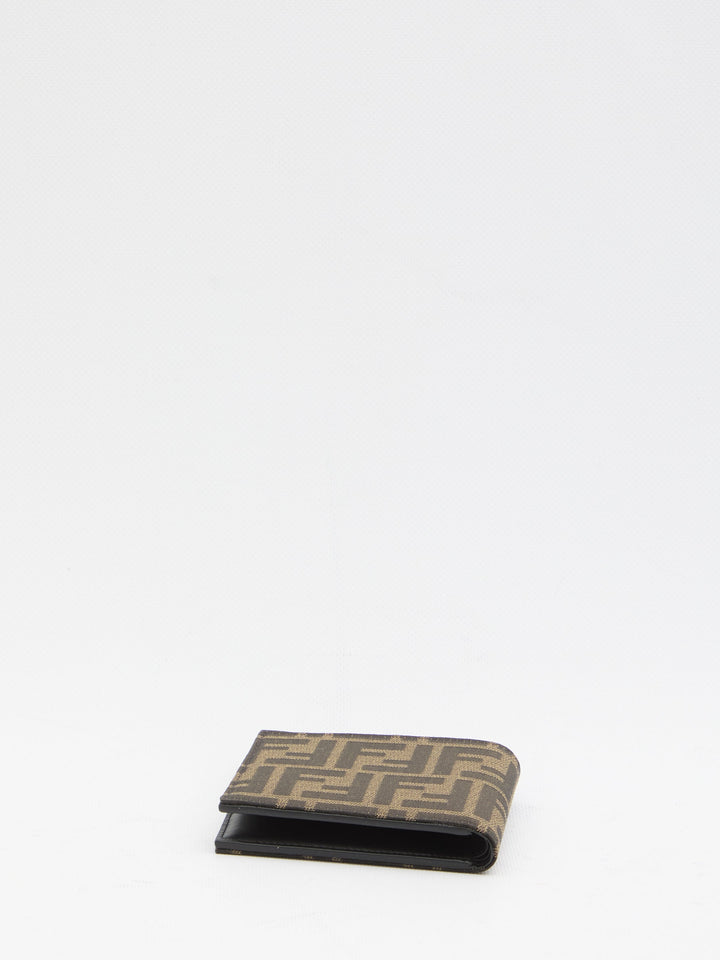 FENDI Mini Jacquard Bi-Fold Wallet - FW25