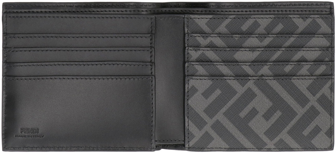 FENDI Logo Bi-Fold Wallet for Men