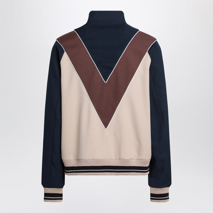 Valentino Zip-Up Sweatshirt With Vlogo Patch Men