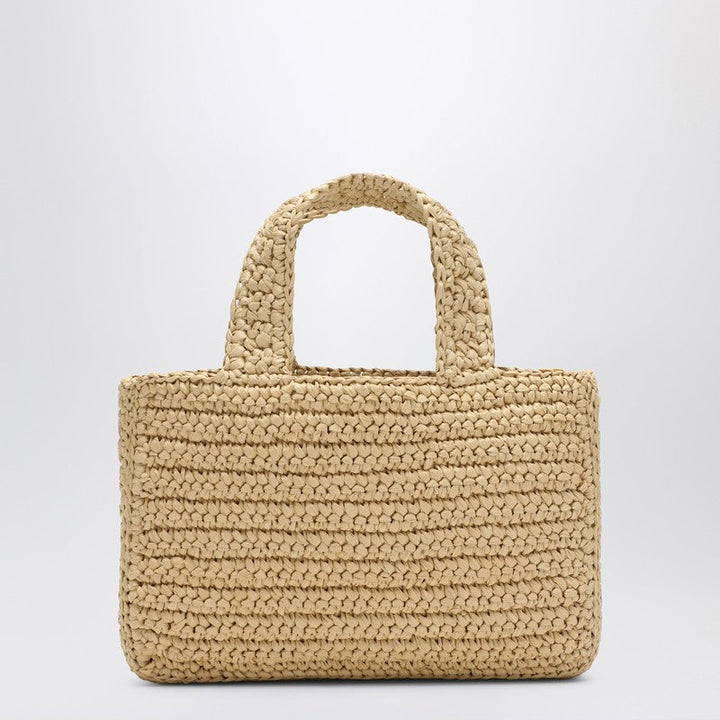 Valentino Garavani Viva Superstar Crochet Small Natural/Black Bag Women