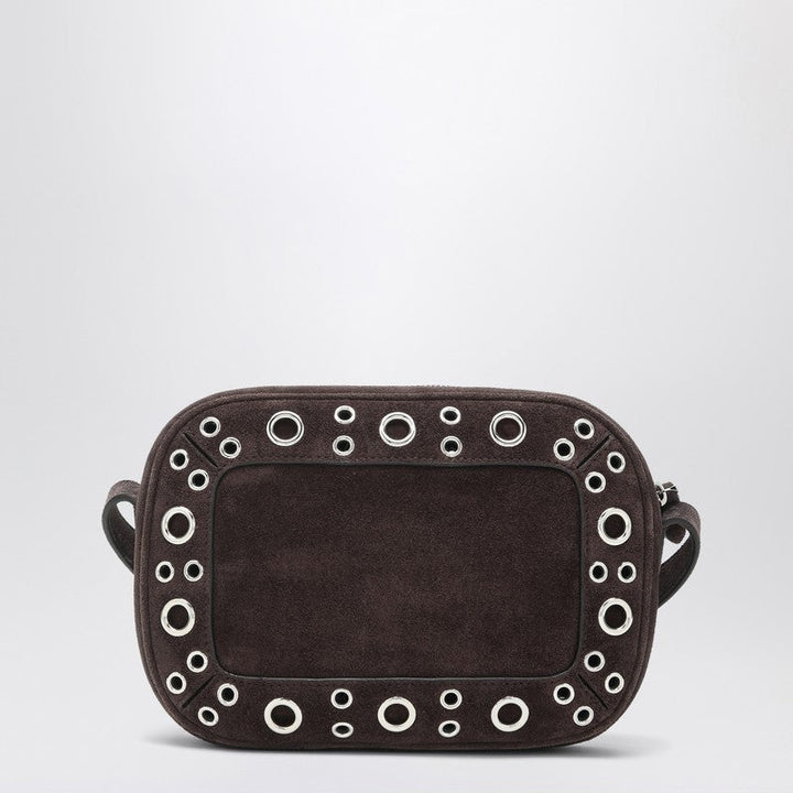 Valentino Garavani Nellcôte Bag Brown In Suede With Studs And Rivets Men