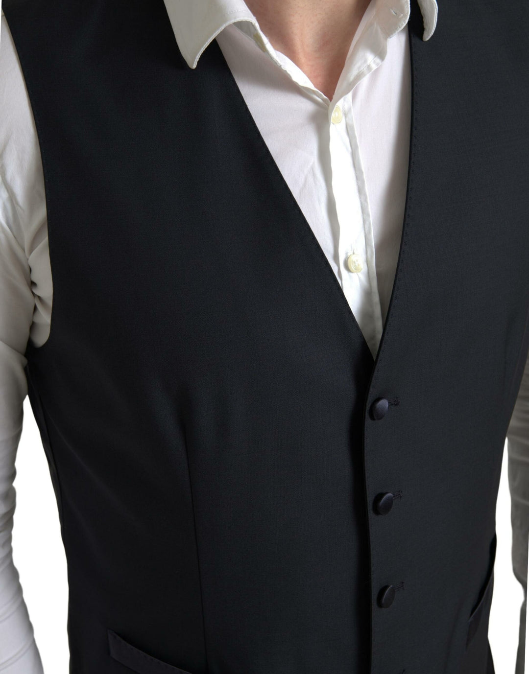 DOLCE & GABBANA Elegant Slim Fit Two-Piece Martini Suit