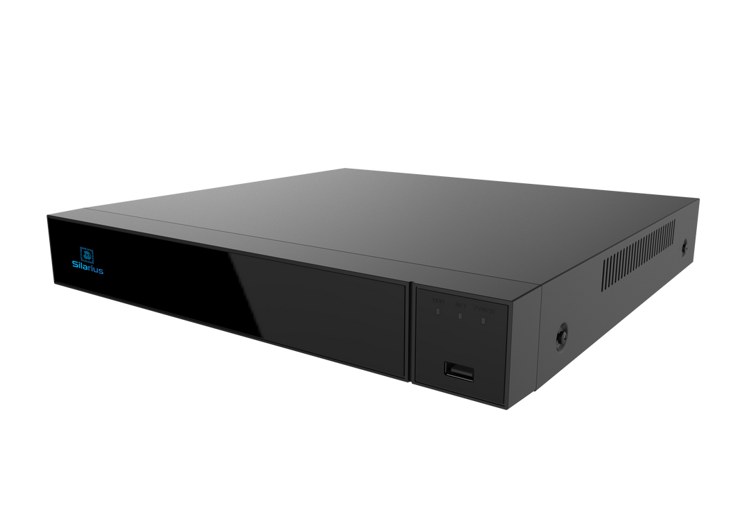 Silarius Pro Series SIL-NVR16CHPOE4 25CH total, 16-Channels 4K POE NVR Gigabit, NVR, 4TB HDD