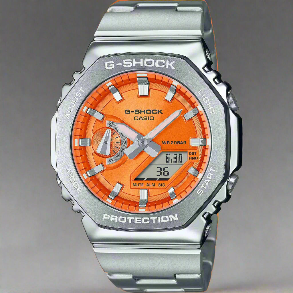 Unisex G-SHOCK watch with durable design and bold streetwear style