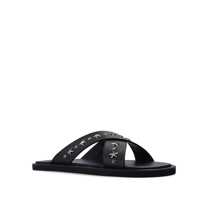 Jimmy Choo Palmo Leather Sandals Men