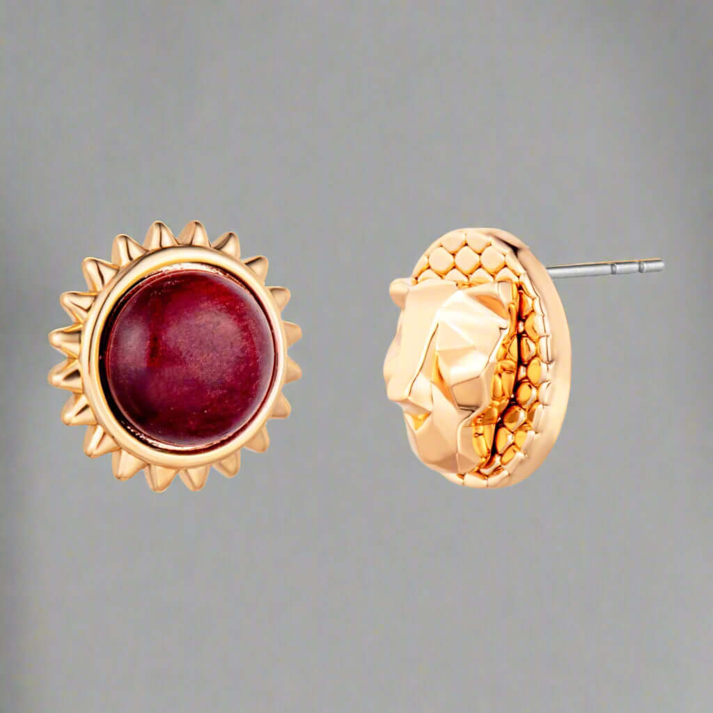 Just Cavalli gold tone Panther Earrings