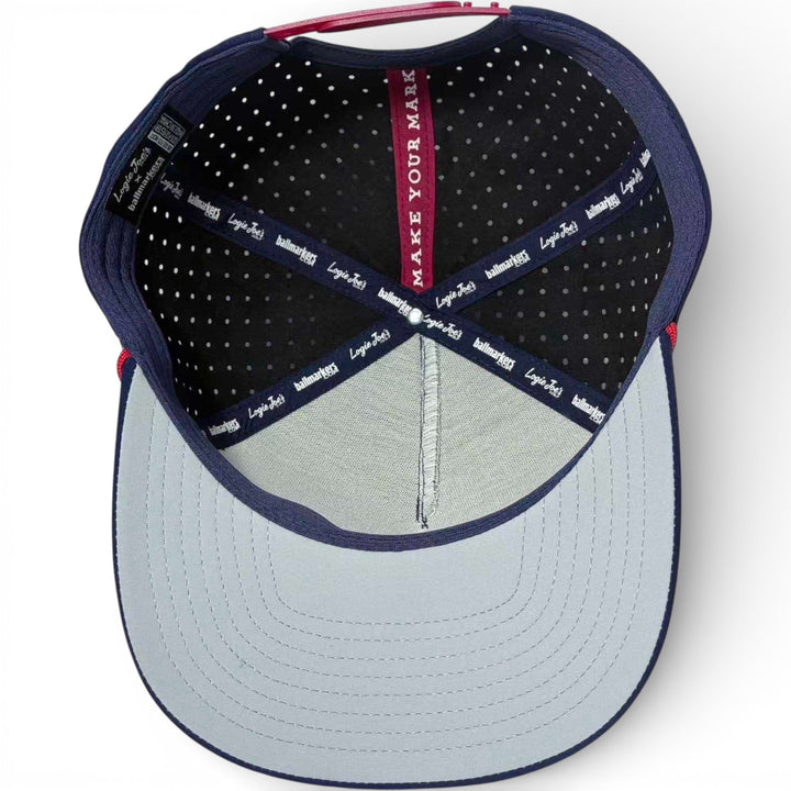 Crab Trap Golf Hat | Snapback Cap | Built-in Magnetic Ball Marker Holder + Marker Included | Adjustable | One Size
