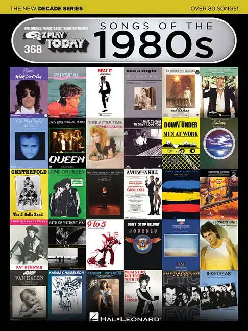 Songs of the 1980s - The New Decade Series: E-Z Play Today Songbook Volume 368 - Paperback