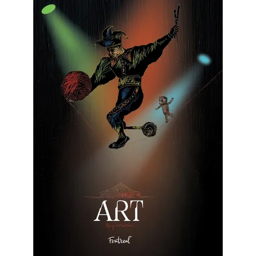 Art: A story about an autistic and artistic circus virtuoso and his teddy bear - Hardcover