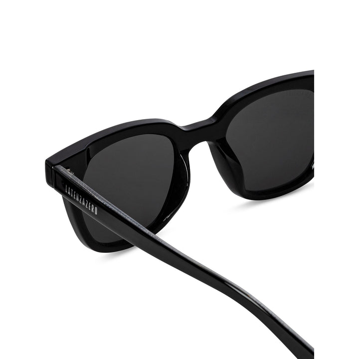 Black stylish Italian designed affordable sunglasses with UV protection.