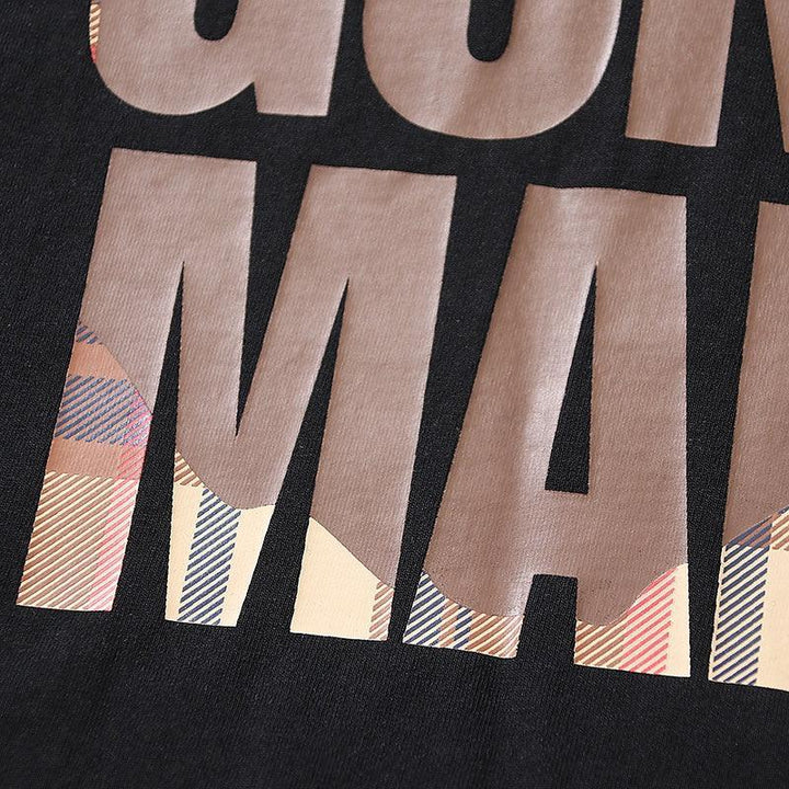 Bathing Ape Black World Gone Mad T-Shirt without Collar
