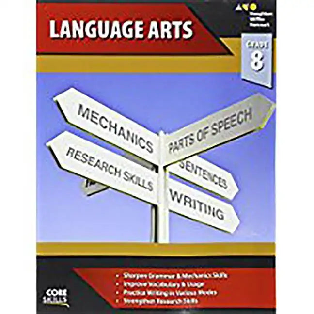 Core Skills Language Arts Workbook Grade 8 - Paperback