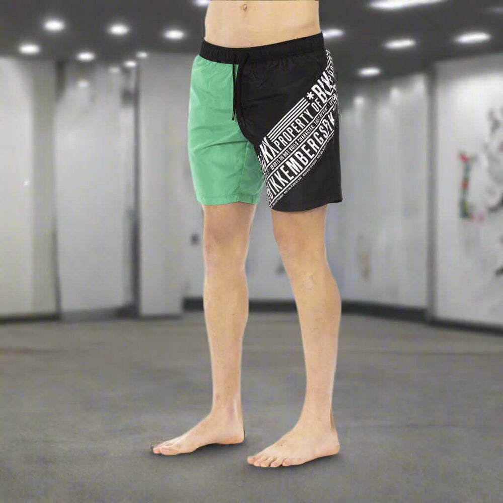 Men’s Bikkembergs beachwear and swimwear collection at STORE 7994 featuring modern swim trunks and sporty beach styles for summer.