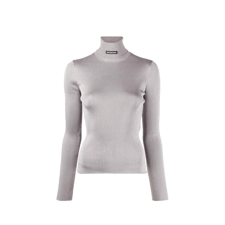 Balenciaga Ribbed Turtleneck Sweater Women