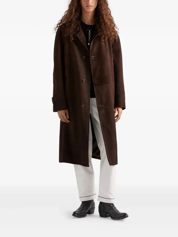 Prada Men Suede Coat