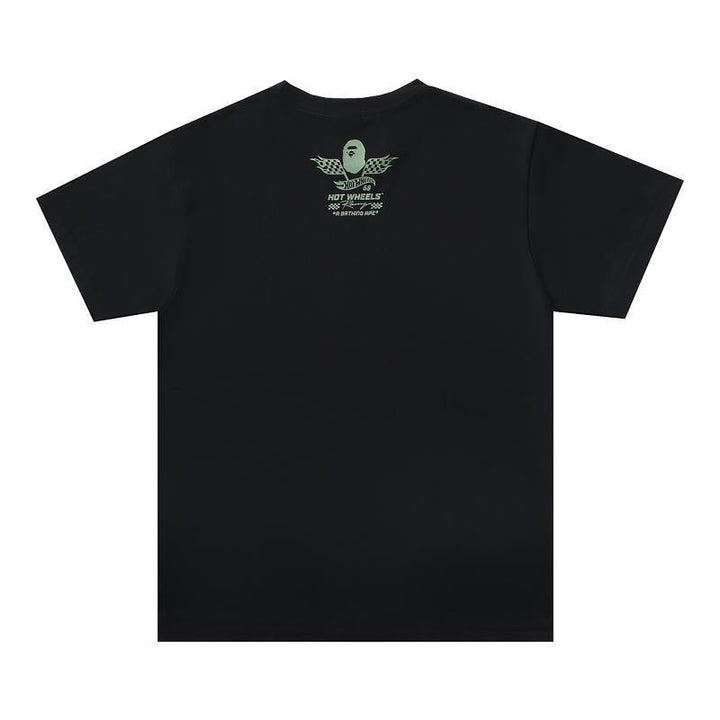 BAPE X HOT WHEELS APE HEAD TEE Black T-Shirt