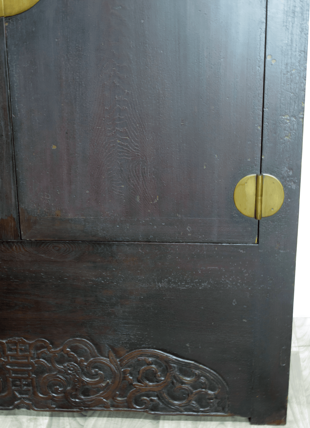 Dyag East Feet Tall Antique Chinese Compound Cabinet