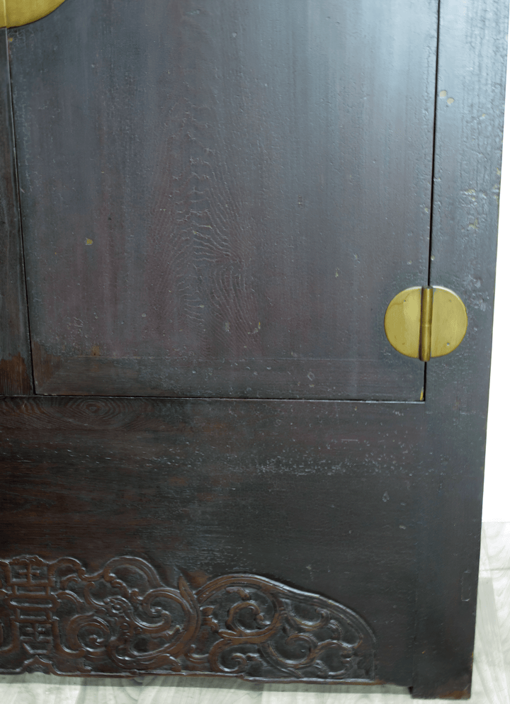 Dyag East Feet Tall Antique Chinese Compound Cabinet