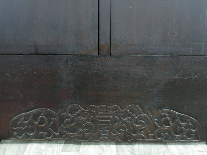 Dyag East Feet Tall Antique Chinese Compound Cabinet