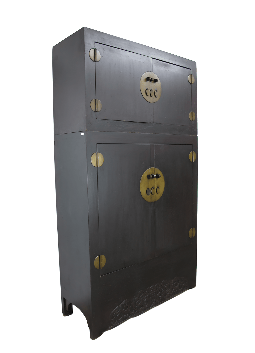 Dyag East Feet Tall Antique Chinese Compound Cabinet