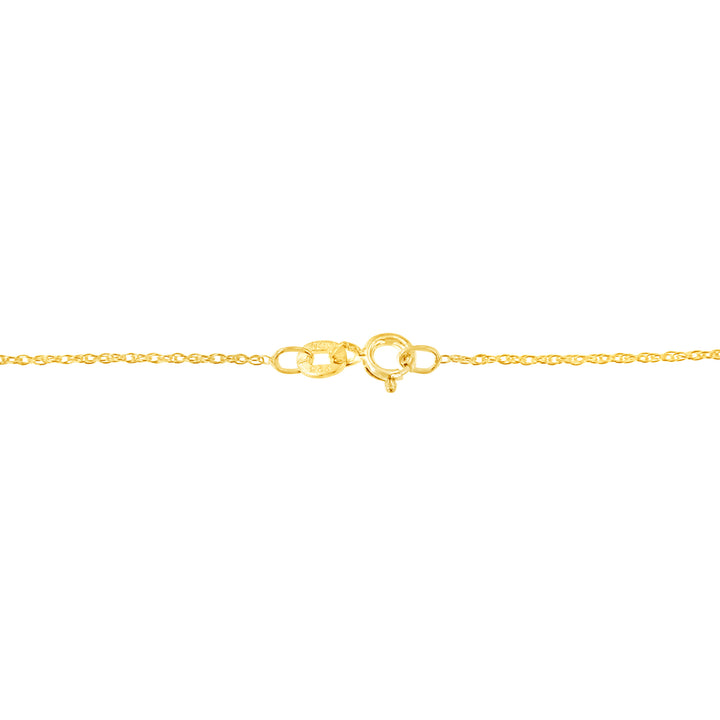 14K Yellow Gold Plated .925 Sterling Silver 1.00 Cttw Baguette Diamond Composite Open Heart 18" Inch Pendant Necklace (I-J Color, I1-I2 Clarity)