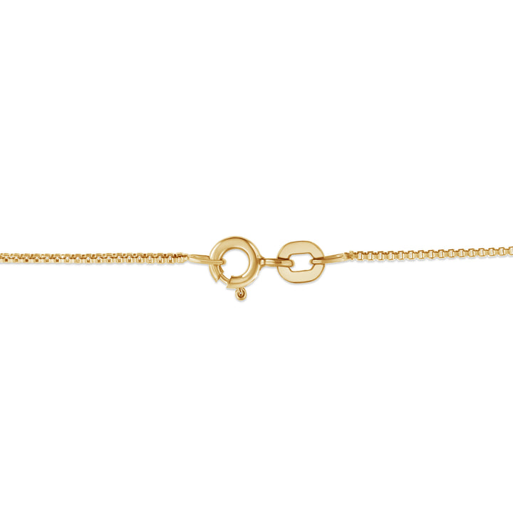 14K Yellow Gold 2.00 Cttw Brilliant Round-Cut Diamond 7 Stone Flower Cluster 18" Pendant Necklace (H-I Color, SI2-I1 Clarity)