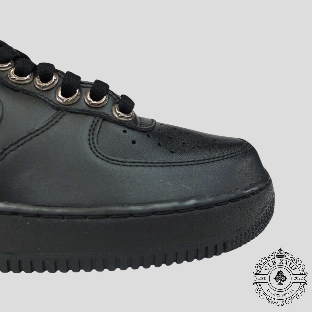 Chrome Hearts Nike Air Force 1 Low in Black