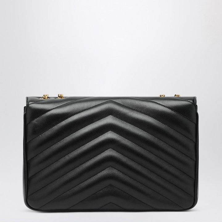 Saint Laurent Loulou Large Bag Black In Leather Women
