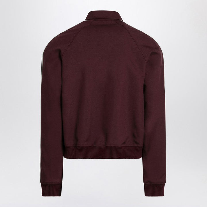 Gucci Bomber Bordeaux In Wool Blend Men