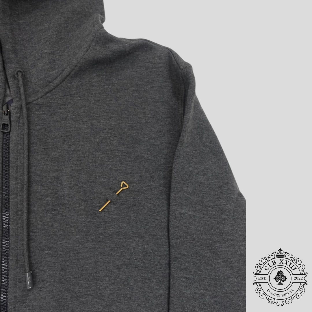 Louis Vuitton Double Face Travel Jersey Hoodie in Grey