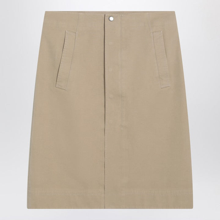 Burberry Beige Cotton Skirt Women