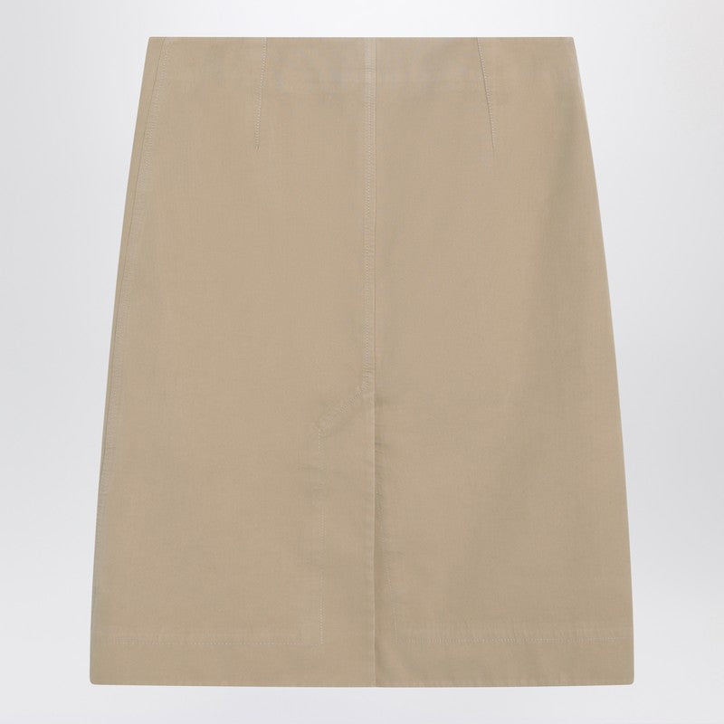 Burberry Beige Cotton Skirt Women