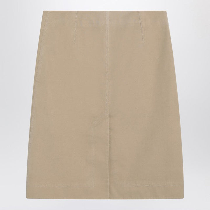 Burberry Beige Cotton Skirt Women