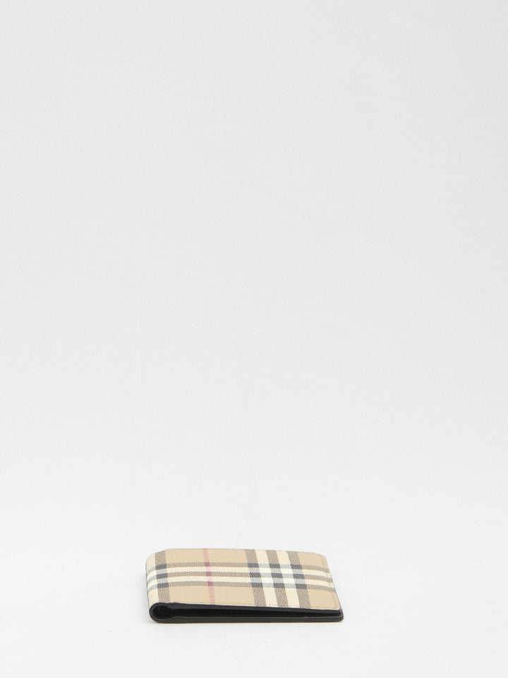 BURBERRY Mini Check Book Wallet