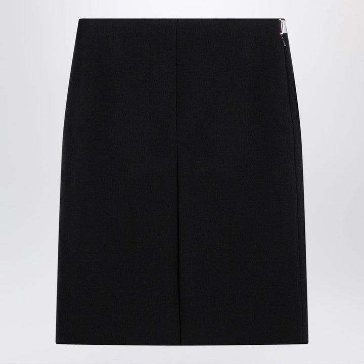 Gucci Black Wool Crêpe Skirt Women