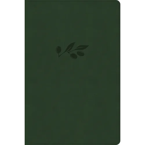 CSB Giant Print Reference Bible, Digital Study Edition, Olive Leathertouch, Indexed - Imitation Leather